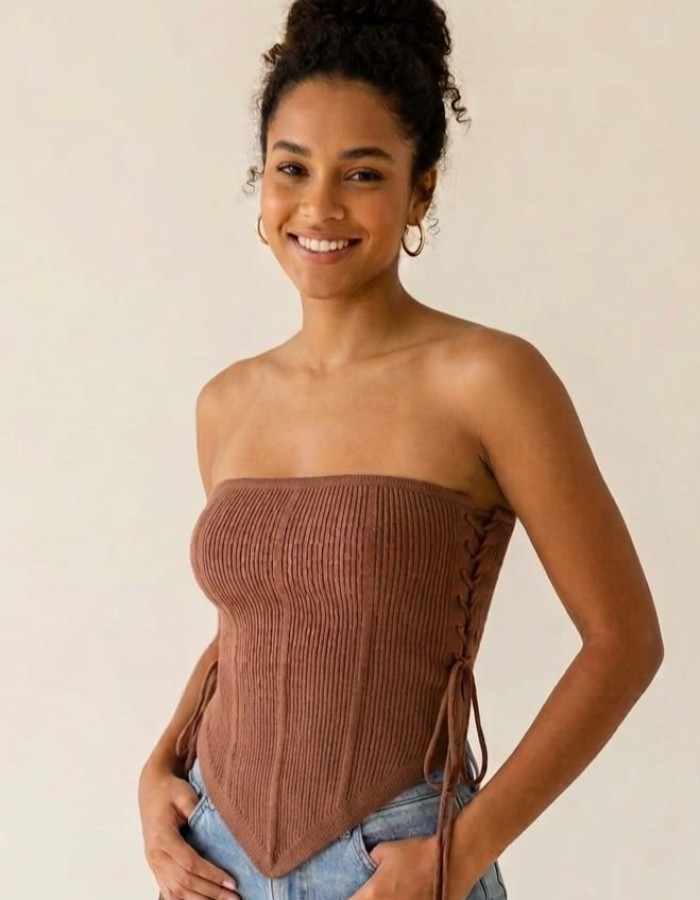Cropped tomara que caia bico