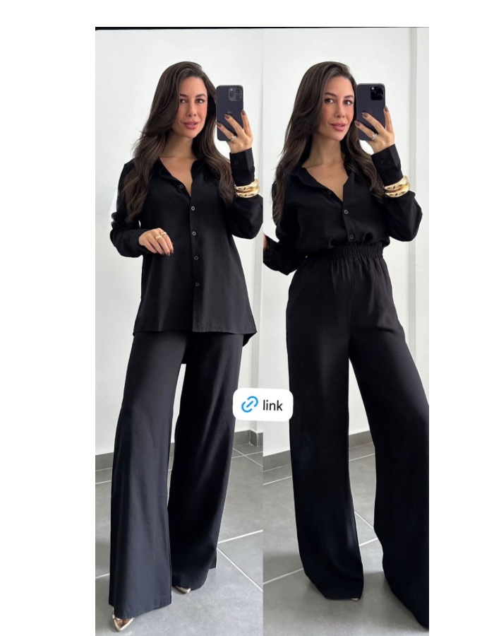 CONJUNTO DE BLUSA LONGA