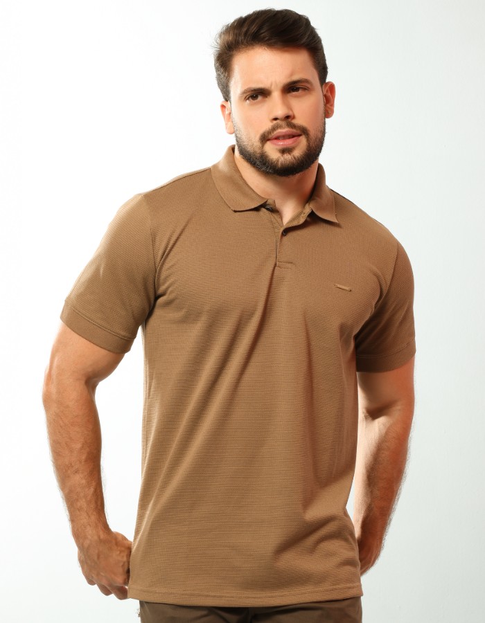 Gola Polo Diferenciada texturizada