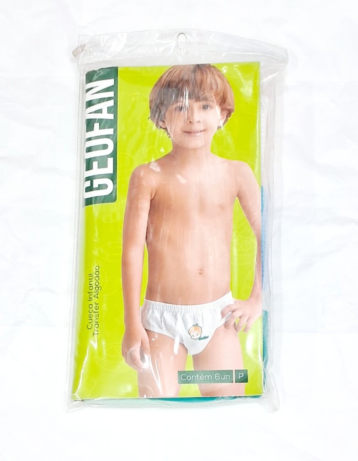 KIT CUECA INFANTIL  TRANSFER ALGODÃO GEOFAN 