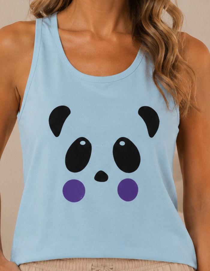 APENAS BLUSA REGATA-PANDA