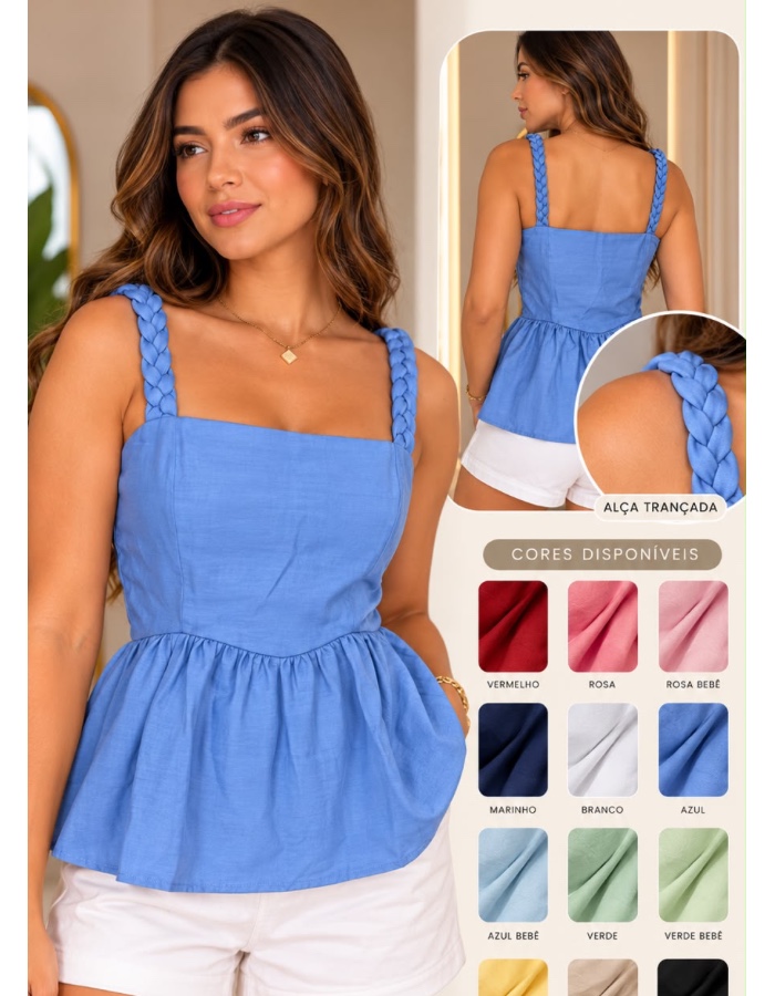 Blusa trança 