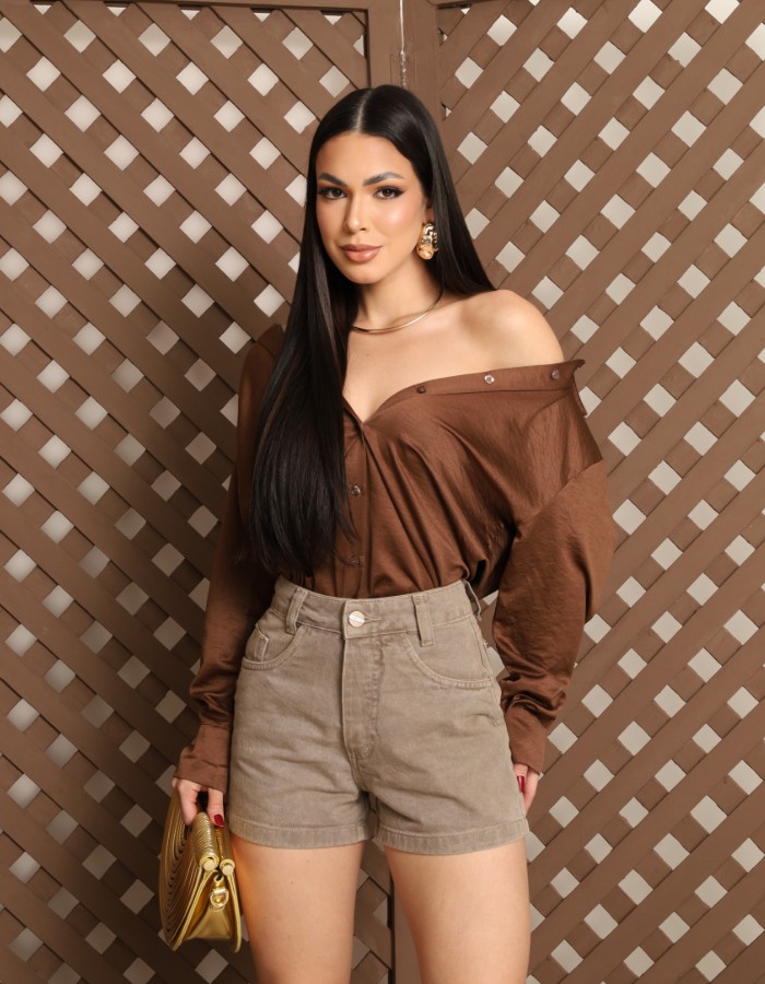 SHORT SLIM 100%