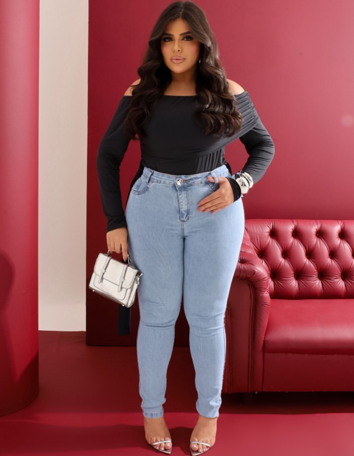 CALÇA SKINNY PLUS SIZE