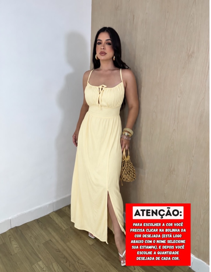 VESTIDO REF:008 - ESCOLHA SUA ESTAMPA