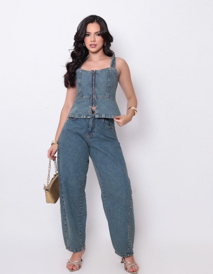 CONJUNTO JEANS 