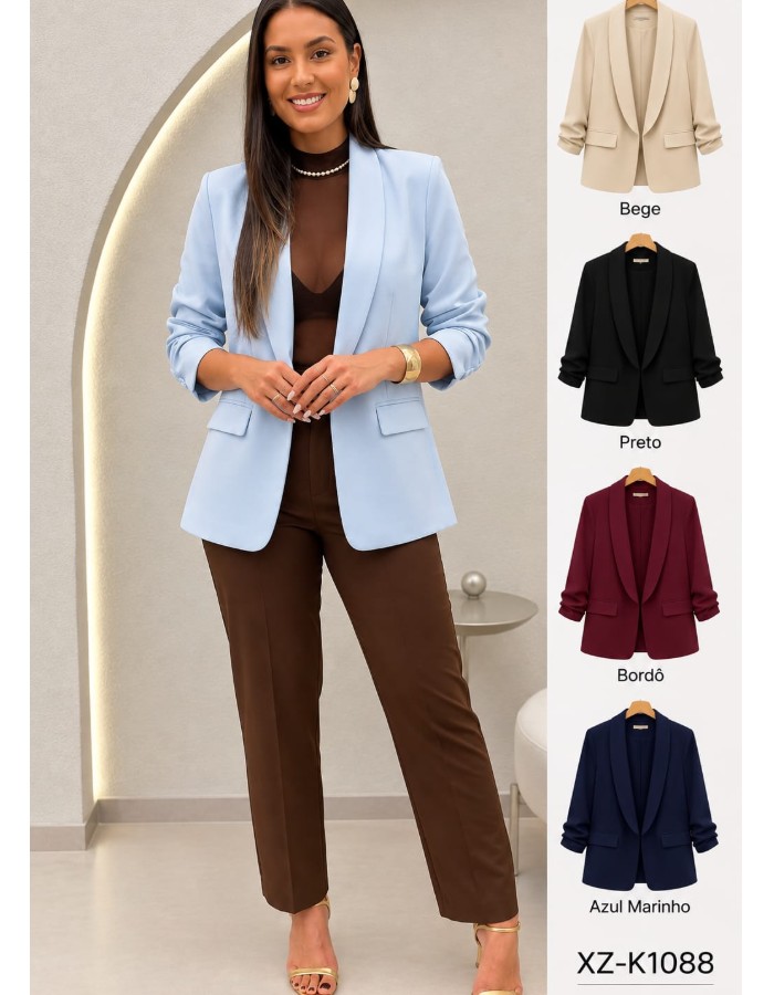 Blazer Alfaiataria Premium todo forrado 