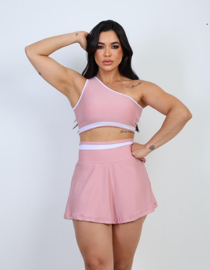 Conjunto short saia e top