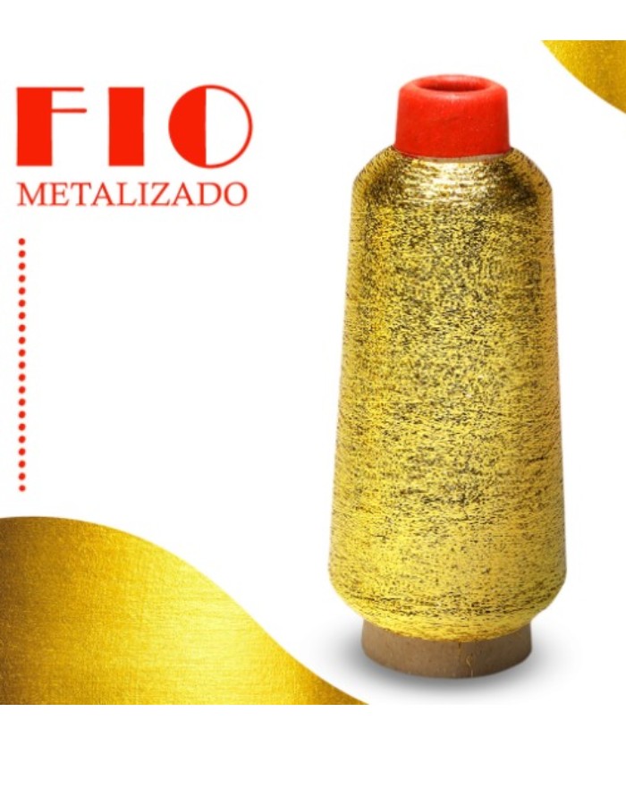 FIO METALIZADO- LINHA PARA BORDAR 100G