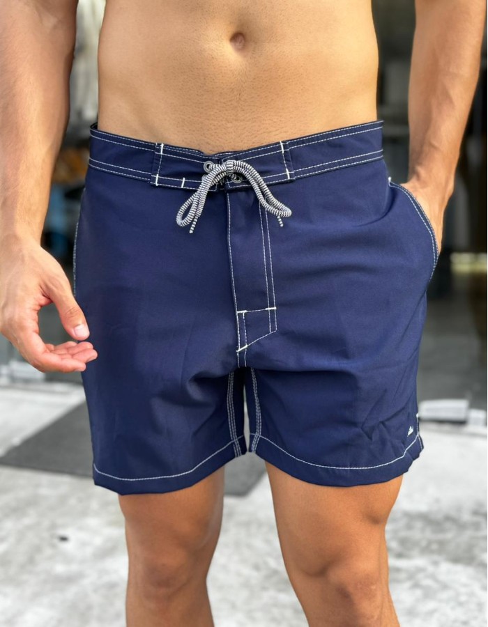 BOARDSHORT RETRO AZUL MARINHO