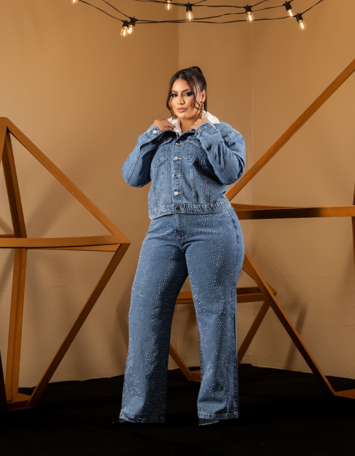 CALÇA PLUS 100% 
