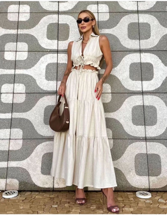Conjunto saia midi