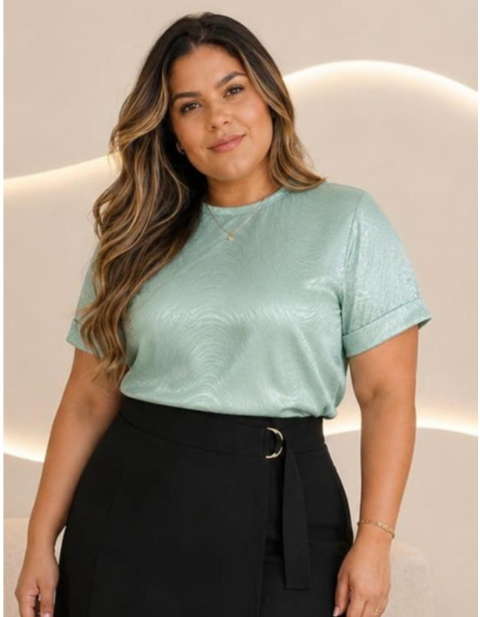 BLUSA BÁSICA JACQUARD