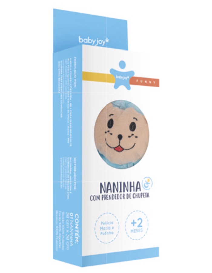 NANINHA C/ PRENDEDOR DE CHUPETA BABY JOY FUNNY